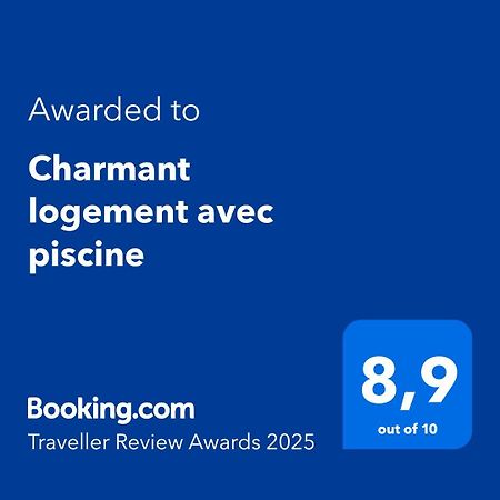 Charmant Logement Avec Piscine Bergerac Zewnętrze zdjęcie